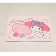 【巴芙洛】買1送1/ 2入日本三麗鷗系列皮革軟硅藻土吸水地墊(限時3天 買1送1/贈是隨機出貨/踏墊/地墊)