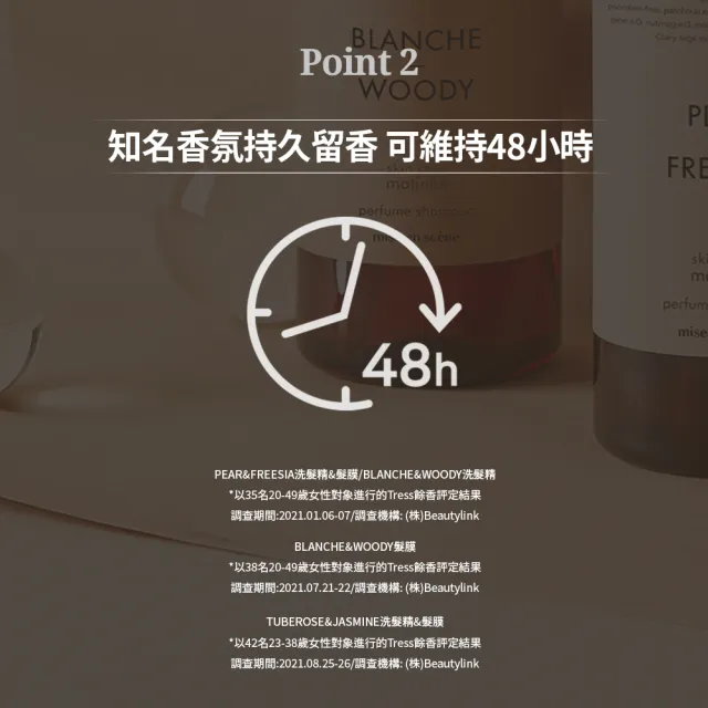 【魅尚萱 官方直營】髮肌賦活香氛髮膜 900ml(英國梨與小蒼蘭/純淨木質香)
