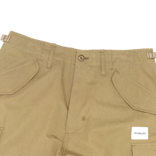 【Mark Gonzales】男女同款 CARGO UTILITY 工裝長褲-米色