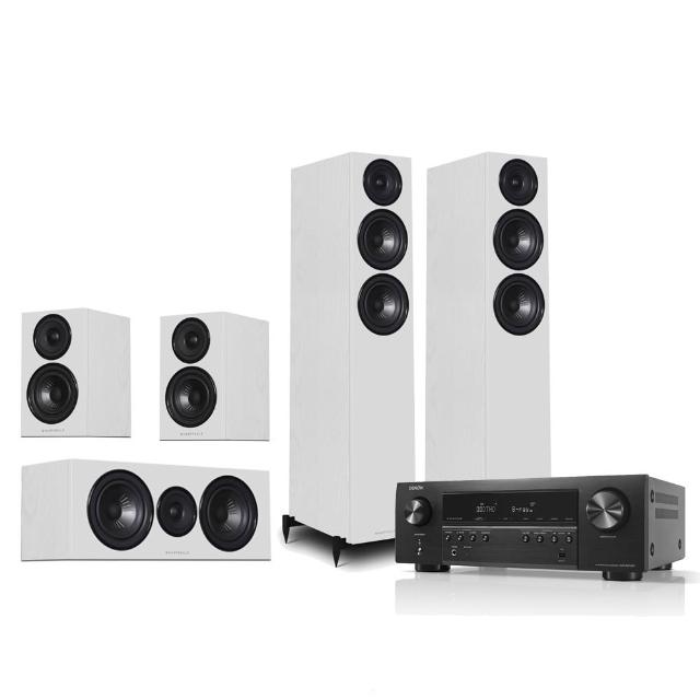 【Denon 天龍】家庭劇院組合(AVR-S570BT+Wharfedale Diamond 12.3+12.0+12.C)