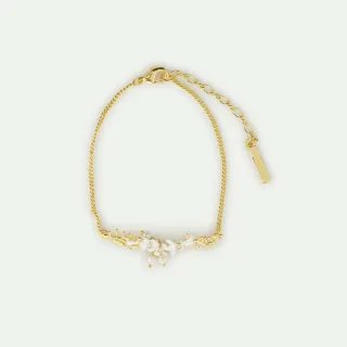 【Les Nereides】為君而耀-白色紫藤花手鍊