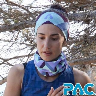 【ATUNAS 歐都納】COOLMAX吸濕排汗抗臭快乾涼感抗UV頭巾(PAC8890313普普風格/運動/單車/路跑/戶外配件)