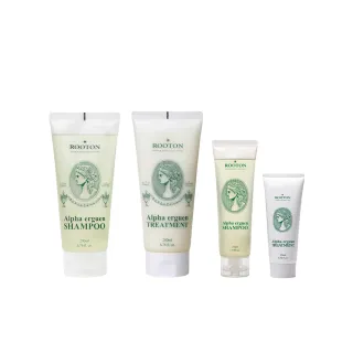 【ROOTON 官方直營】護髮豐盈洗髮護髮4件組(洗髮精200ml+護髮素200ml+洗髮精50ml+護髮素30ml)