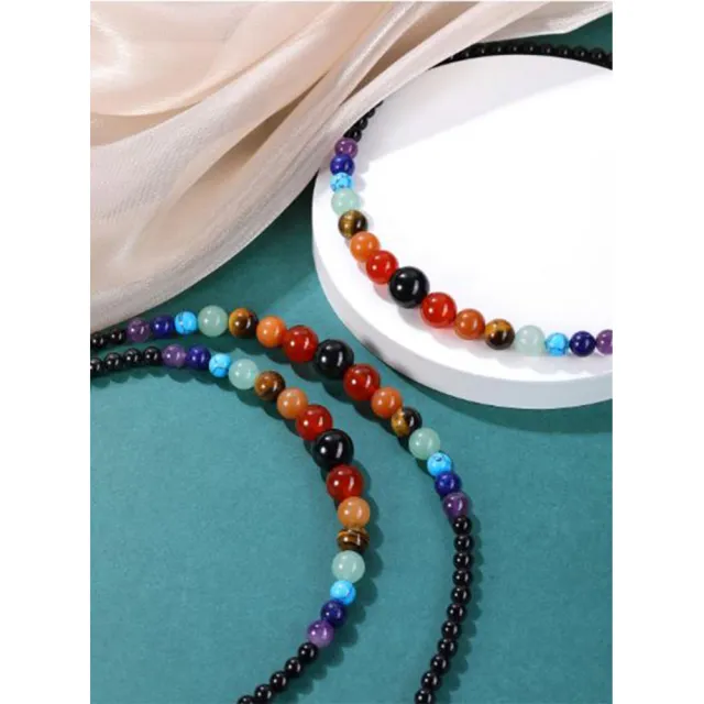 【禧禧珠寶】七脈輪寶石項鍊