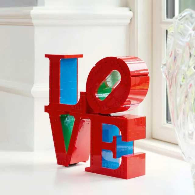 【LEGO 樂高】Art 31214 LOVE(居家擺設 節慶禮物 普普藝術雕塑 羅伯特印第安納)