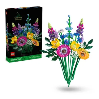 【LEGO 樂高】Botanicals 10313 野花花束(花藝 DIY 居家擺設 禮物 母親節禮物)