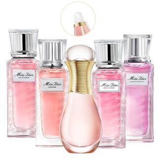 【Dior 迪奧】滾珠淡香水20ml任選1款(真我/漫舞玫瑰/MISS DIOR親吻國際航空版)