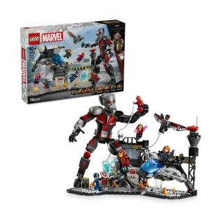 【LEGO 樂高】漫威超級英雄系列 76314 《美國隊長3：英雄內戰》動作大戰(漫威電影 兒童玩具 積木 禮物)