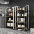 【ONE HOUSE】四層60寬_洛克 鐵匠系免安裝折疊置物架(收納架/免組裝架/電器架/書架/書櫃/收納櫃/廚房架)