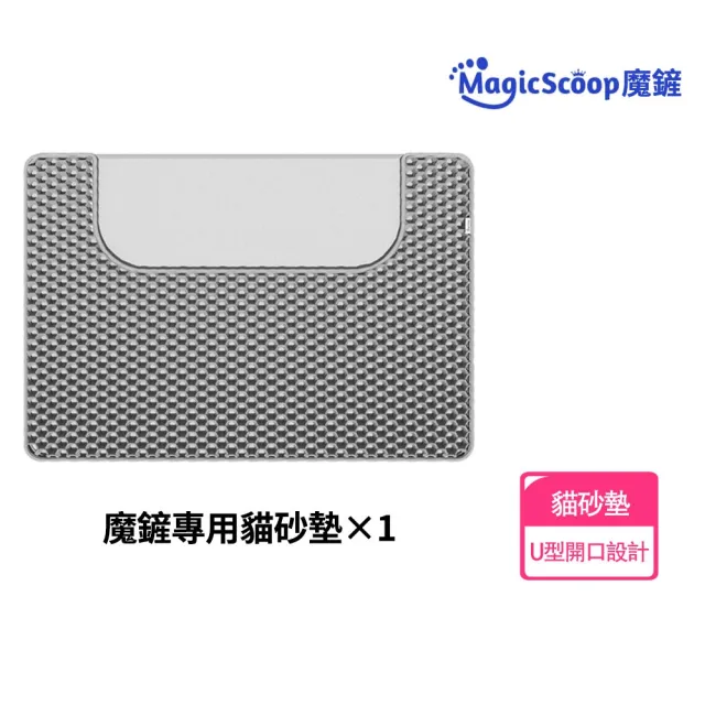 【MAGICSCOOP 魔鏟】貓砂墊 雙層貓砂墊 耐磨耐抓 防滑設計(落砂墊/集砂墊/貓沙墊)