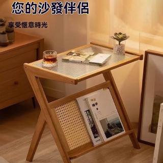 【匠俱】邊幾(臥室小茶几 床頭ins小桌子 客廳沙發邊桌 日式民宿角幾 長虹玻璃小茶幾)