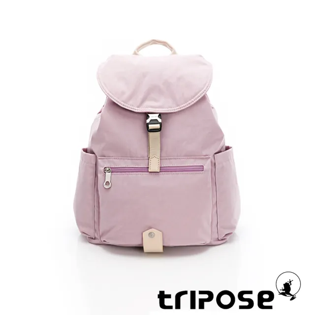 【tripose】MEMENTO微皺尼龍輕量後背包-大(手毬紫)