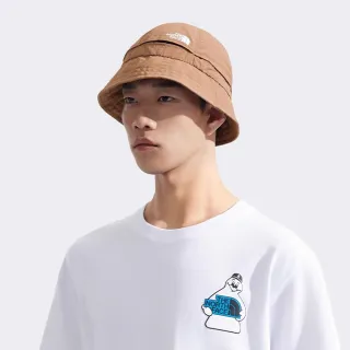 【The North Face 官方旗艦】北面男女款棕色舒適透氣漁夫帽｜8DJX6IH