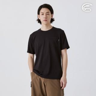 【ADISI】男UPF50+防曬抑菌圓領短袖排汗衣 AL2511032 黑色(抗UV 吸濕排汗 防臭 彈性)