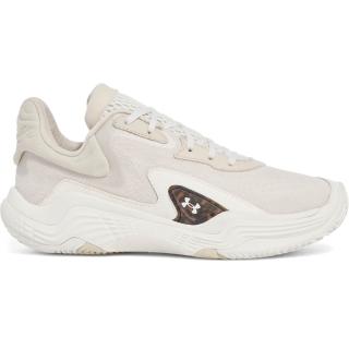 【UNDER ARMOUR】UA 男女同款 Spawn 7 JS 籃球鞋 3028835-279(米白色)