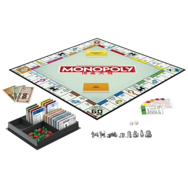 【MONOPOLY 地產大亨】桌遊系列(經典台灣版 -快速成交地產投資遊戲)