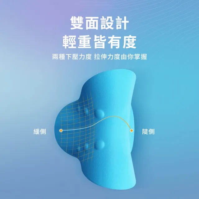 【YUNMI】C型頸椎按摩枕 人體工學頸椎指壓按摩 肩頸按摩器 頸部按摩枕 頸椎牽引枕 護頸枕 富貴包枕頭