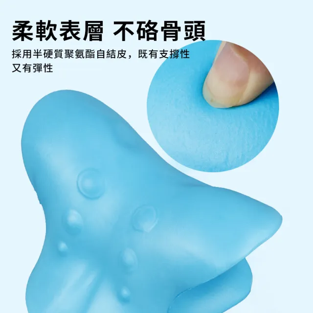 【YUNMI】C型頸椎按摩枕 人體工學頸椎指壓按摩 肩頸按摩器 頸部按摩枕 頸椎牽引枕 護頸枕 富貴包枕頭