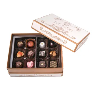 【巧克力雲莊】雅典娜經典禮盒24入-純手工含餡巧克力(附提袋_情人節送禮)