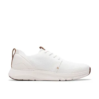 【Clarks】男鞋 Motion Trek MX 高彈力織物面拼接皮革後跟休閒鞋(CLM81985C)