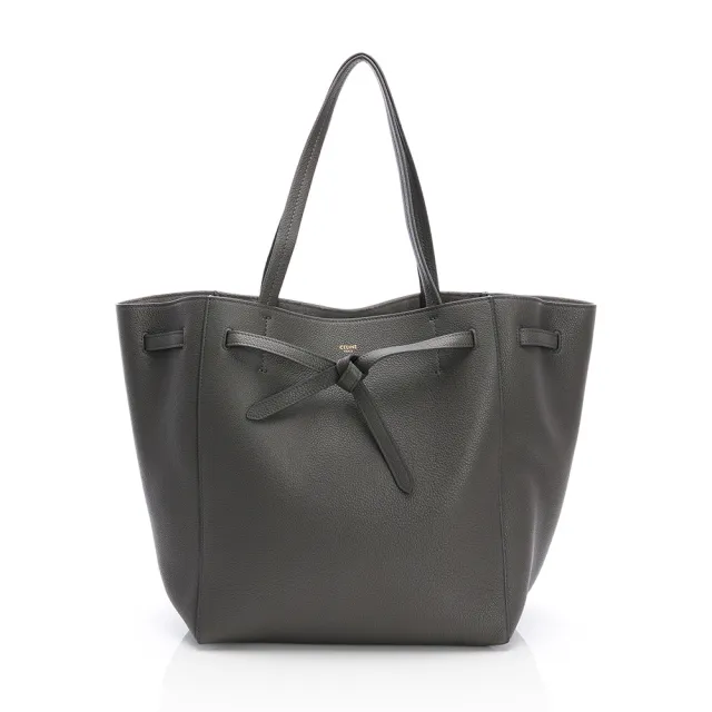【CELINE】Small Cabas Phantom軟皮托特包(灰)『entrupy安心購』