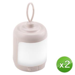 【FJ】2入組-超亮LED迷你手提露營燈TR36(掛燈 白光 暖光 強光 弱光 TYPE-C充電 防水燈 停電燈)