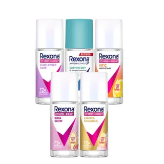 【Rexona 蕊娜】制汗爽身香體露45ML(清新舒棉/無印煥白/櫻花/淨亮制汗/櫻花/玫瑰/淨亮制汗)