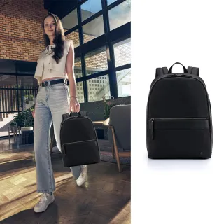 【Samsonite 新秀麗】MOBILE SOLUTION ECO抗菌防潑水輕量筆電後背包/包包/女包 14吋(黑色)