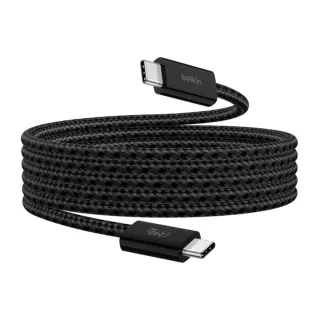 【BELKIN】BoostCharge USB-C 至 USB-C 240W編織連接線1.5ｍ 共2條裝(CAB019)