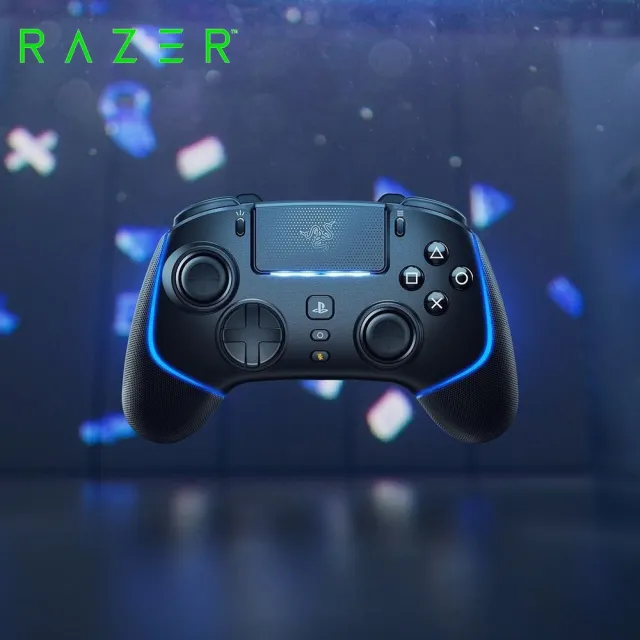 【Razer 雷蛇】椅+控制器 組合★Enki X人體工學設計電競椅/電腦椅(RZ38-R3U1)+Wolverine V2 Pro 控制器(手 