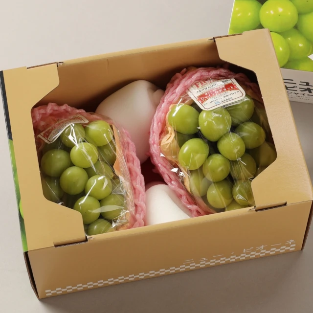 【RealShop】日本長野麝香葡萄淨重共1kg±10%x1盒(2房裝 真食材本舖 中秋禮盒)