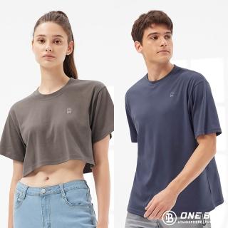 【ONE BOY】素面短袖T恤LOGO棉質(N230701)