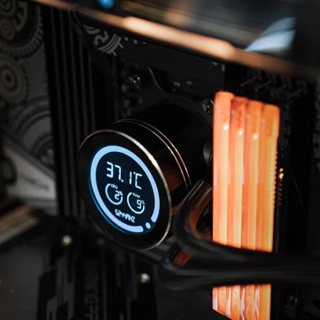 【darkFlash 大飛】大飛 DN360D 一體式水冷 CPU 散熱器-黑色(斷碼屏)