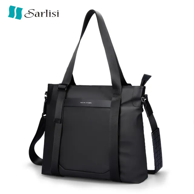 【Sarlisi】兩用中性托特包直式托特包通勤包公事包筆電包A4大方包大容量牛津布手提包男女手
