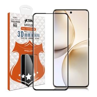 【VXTRA】realme 14 Pro 全膠貼合 3D滿版疏水疏油9H鋼化頂級玻璃膜-黑