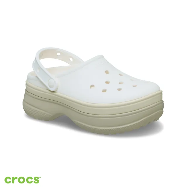 【Crocs】中性鞋 經典堆堆洞洞鞋 Stacked Clog克駱格(211355-001/211355-0WV)