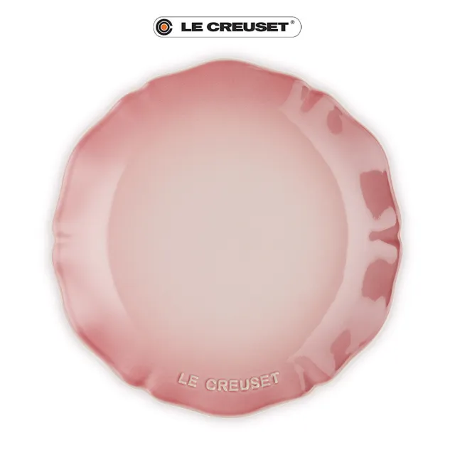 【Le Creuset】凡爾賽花園系列瓷器圓盤 25cm(淡粉紅/淡粉紫/櫻花粉/湖水綠)