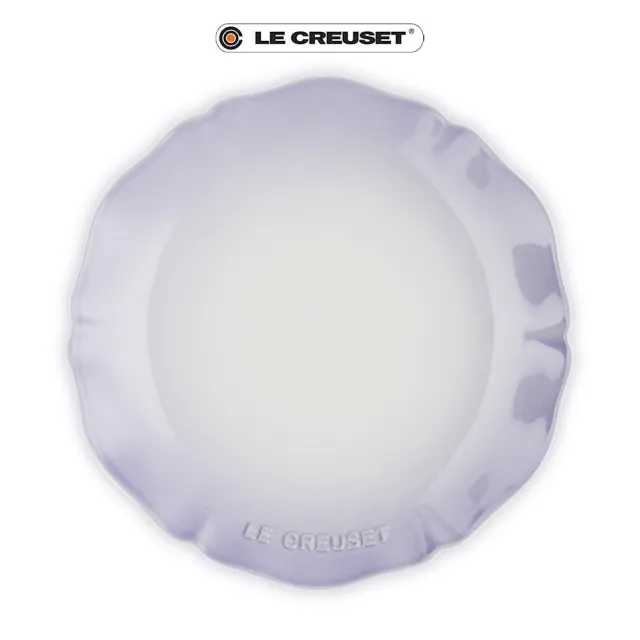 【Le Creuset】凡爾賽花園系列瓷器圓盤 25cm(淡粉紅/淡粉紫/櫻花粉/湖水綠)