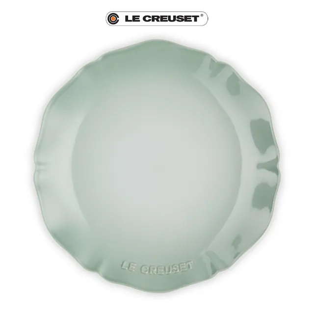 【Le Creuset】凡爾賽花園系列瓷器圓盤 25cm(淡粉紅/淡粉紫/櫻花粉/湖水綠)