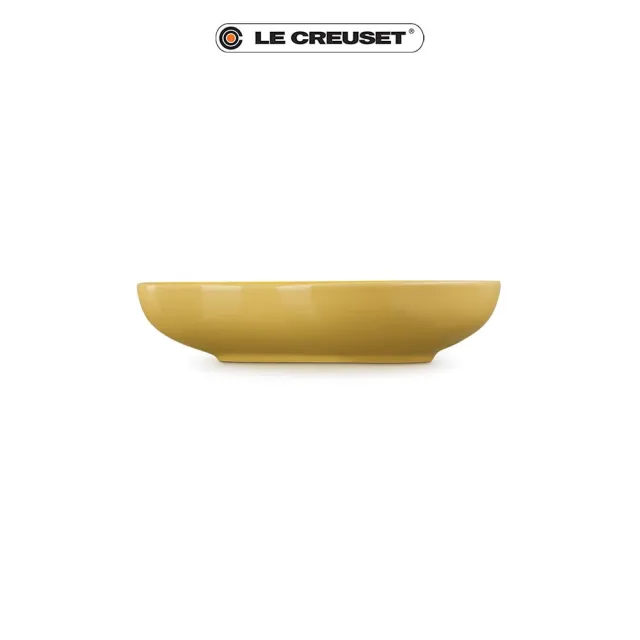 【Le Creuset】繁花系列瓷器葉形盤20cm(溫桲黃)