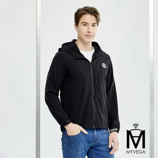 【MYVEGA 麥雪爾】MA涼感連帽充氣頸枕呼呼衣外套-男女款任選(防曬外套/罩衫/連帽外套)