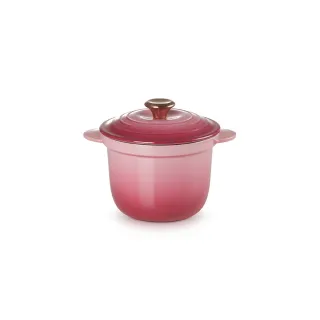 【Le Creuset】萬用窈窕琺瑯鑄鐵鍋18(野莓金-銅頭-內鍋黑)