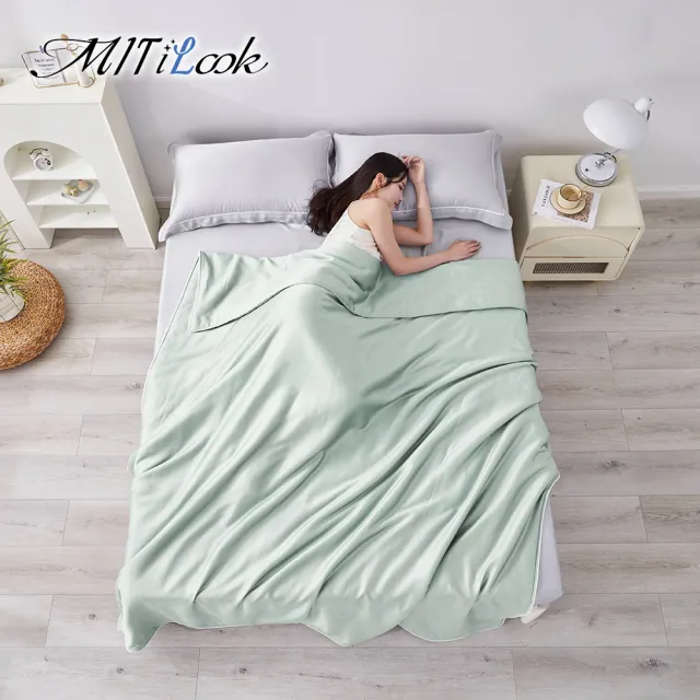 【MIT iLook】獨家台灣製 專櫃60支100%萊賽爾天絲300織-涼被床包歐框枕套組(涼被/床包-單雙加/多色選/涼夏)