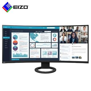 【EIZO】FlexScan EV3895 黑色 38型 IPS 3840x1600 24:10 曲面螢幕(Type-C/子母畫面/可壁掛)