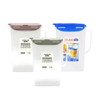 【LocknLock 樂扣樂扣】官方直營 PP多功能水壺 2L(三色任選/冰箱側門)