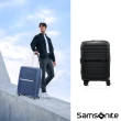 【Samsonite 新秀麗】20吋 OCTOLITE NEO 可擴充大容量防盜拉鍊輕量PP耐衝擊行李箱/水漾箱/登機箱(黑)