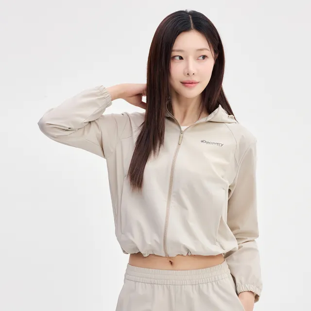 【Discovery Expedition】Freshvent 女版拉練外套 機能外套(DWTR43051-NBD)