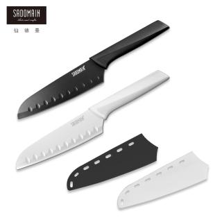 【SADOMAIN 仙德曼】戶外露營用品-炫曜水果刀23.7cm(水果刀/切刀/料理刀/露營戶外刀)