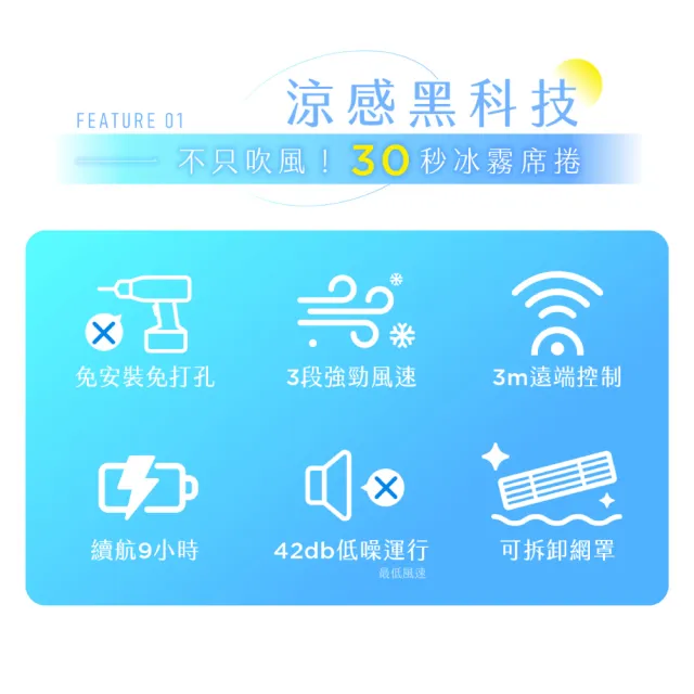 【KINYO】小冰友 冰霧製冷充電風扇/USB風扇/製冷風扇(涼感神器 /無線冰風機/冰霧降溫 UF-1998)