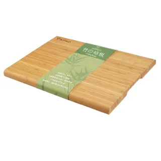 【Buffalo 牛頭牌】竹木止滑抗菌砧板-大(防滑/堅硬/耐磨/抗菌/不易掉屑)